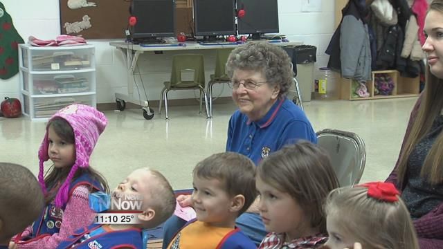 Lima woman spends her 100th birthday helping children